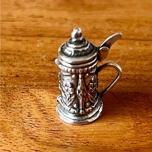 Vintage 830 Silver German Beer stein charm
